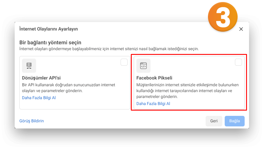 Facebook Pixel Kurulumu