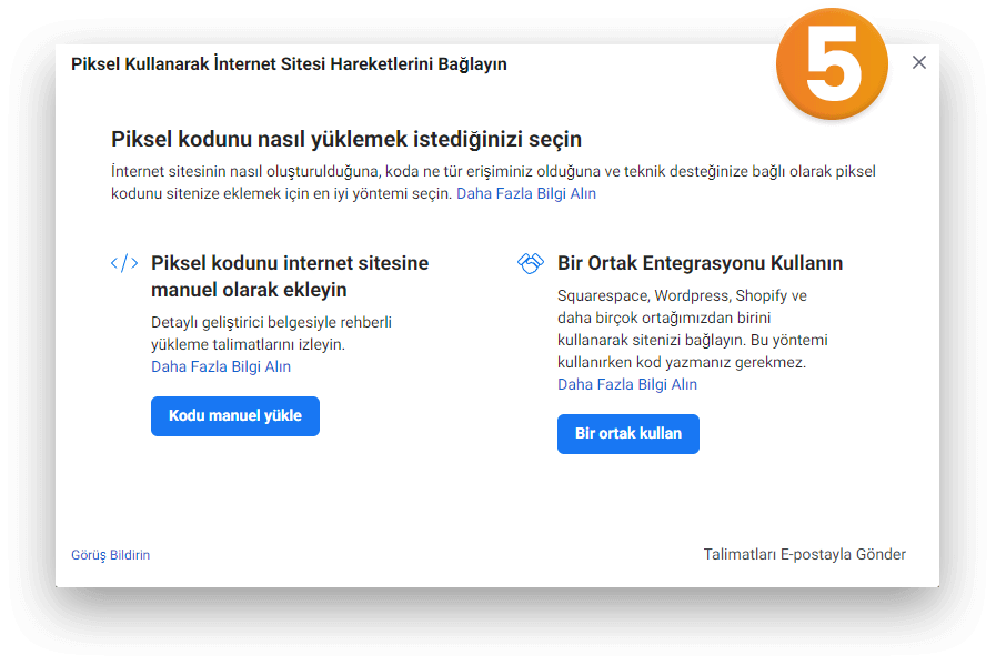 Facebook Pixel Kurulumu